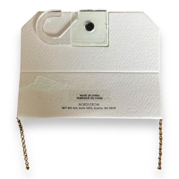 Melrose and Market Gold Tone Tassel Long Necklace with Neutral Color Beading - Picture 7 of 11